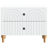 Armadio da Notte Bianco 62 x 34,5 x 48 cm Legno ingegnerizzato