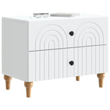 Armadio da Notte Bianco 62 x 34,5 x 48 cm Legno ingegnerizzato