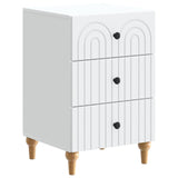 Armadio da Notte Bianco 43x 41 x 66,5 cm Legno ingegnerizzato