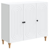 Credenza Bianco 89 x 34,5 x 80 cm Legno ingegnerizzato