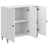 Credenza Bianco 89 x 34,5 x 80 cm Legno ingegnerizzato