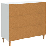 Credenza Bianco 89 x 34,5 x 80 cm Legno ingegnerizzato