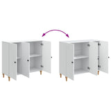 Credenza Bianco 89 x 34,5 x 80 cm Legno ingegnerizzato