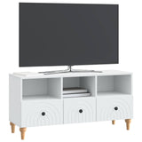 Mobile TV Bianco 102 x 34,5 x 50 cm Legno ingegnerizzato