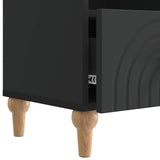 Mobile TV Nero 102 x 34,5 x 50 cm Legno ingegnerizzato