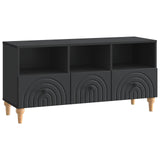 Mobile TV Nero 102 x 34,5 x 50 cm Legno ingegnerizzato