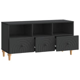 Mobile TV Nero 102 x 34,5 x 50 cm Legno ingegnerizzato