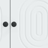 Mobile TV Bianco 99 x 34,5 x 50 cm Legno ingegnerizzato