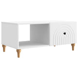 Tavolino da salotto Bianco 90 x 50 x 40 cm Legno ingegnerizzato