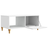 Tavolino da salotto Bianco 90 x 50 x 40 cm Legno ingegnerizzato