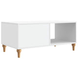 Tavolino da salotto Bianco 90 x 50 x 40 cm Legno ingegnerizzato