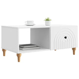 Tavolino da salotto Bianco 90 x 50 x 40 cm Legno ingegnerizzato