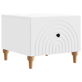 Tavolino da salotto Bianco 49 x 50 x 40 cm Legno ingegnerizzato