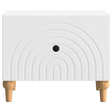 Tavolino da salotto Bianco 49 x 50 x 40 cm Legno ingegnerizzato