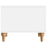 Tavolino da salotto Bianco 49 x 50 x 40 cm Legno ingegnerizzato