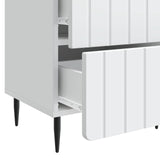 Armadio da Notte con cassetto Bianco 43 x 34,5 x 49,5 cm