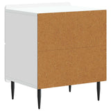 Armadio da Notte con cassetto Bianco 43 x 34,5 x 49,5 cm