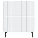 Armadio da Notte con cassetto Bianco 43 x 34,5 x 49,5 cm