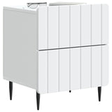 Armadio da Notte con cassetto Bianco 43 x 34,5 x 49,5 cm