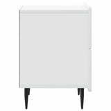 Armadio da Notte con cassetto Bianco 43 x 34,5 x 49,5 cm