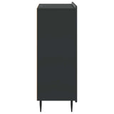 Credenza Nero 66 x 34,5 x 91,5 cm Legno ingegnerizzato