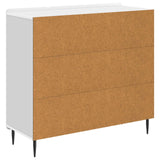 Credenza Bianco 89 x 34,5 x 82 cm Legno ingegnerizzato