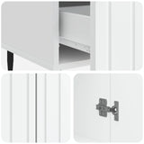 Credenza Bianco 66 x 34,5 x 97 cm Legno ingegnerizzato