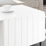 Tavolino da salotto Bianco 90 x 50 x 40 cm Legno ingegnerizzato