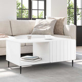 Tavolino da salotto Bianco 90 x 50 x 40 cm Legno ingegnerizzato