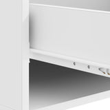 Tavolino da salotto Bianco 49 x 50 x 42 cm Legno ingegnerizzato