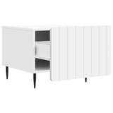 Tavolino da salotto Bianco 49 x 50 x 42 cm Legno ingegnerizzato