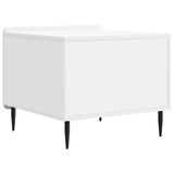 Tavolino da salotto Bianco 49 x 50 x 42 cm Legno ingegnerizzato