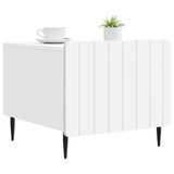 Tavolino da salotto Bianco 49 x 50 x 42 cm Legno ingegnerizzato