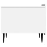 Tavolino da salotto Bianco 49 x 50 x 42 cm Legno ingegnerizzato