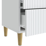 Armadio da Notte Bianco 62 x 34,5 x 48 cm Legno ingegnerizzato