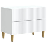 Armadio da Notte Bianco 62 x 34,5 x 48 cm Legno ingegnerizzato