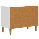 Armadio da Notte Bianco 62 x 34,5 x 48 cm Legno ingegnerizzato