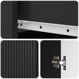 Credenza Nero 66 x 34,5 x 90 cm Legno ingegnerizzato