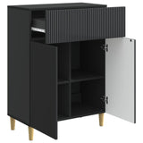Credenza Nero 66 x 34,5 x 90 cm Legno ingegnerizzato