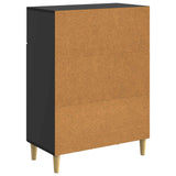 Credenza Nero 66 x 34,5 x 90 cm Legno ingegnerizzato