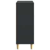 Credenza Nero 66 x 34,5 x 90 cm Legno ingegnerizzato