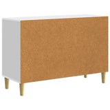 Credenza Bianco Lucido 89 x 34,5 x 60 cm Legno ingegnerizzato