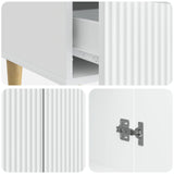 Credenza Bianco 66 x 34,5 x 95 cm Legno ingegnerizzato