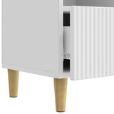 Mobile TV Bianco Lucido 102 x 34,5 x 50 cm Legno ingegnerizzato