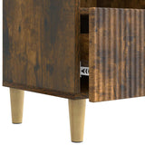 Mobile TV Rovere Fumo 102 x 34,5 x 50 cm Legno ingegnerizzato