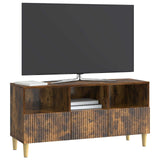 Mobile TV Rovere Fumo 102 x 34,5 x 50 cm Legno ingegnerizzato