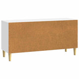 Mobile TV Bianco Lucido 102 x 34,5 x 50 cm Legno ingegnerizzato