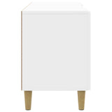 Mobile TV Bianco Lucido 102 x 34,5 x 50 cm Legno ingegnerizzato
