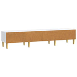 Mobile TV Bianco 147 x 34,5 x 30 cm Legno ingegnerizzato