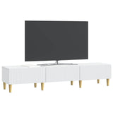 Mobile TV Bianco 147 x 34,5 x 30 cm Legno ingegnerizzato
